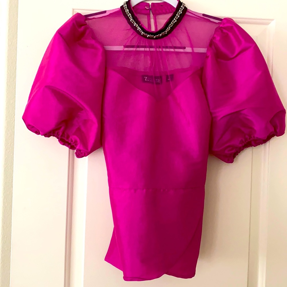 New York and  Co  fuchsia blouse